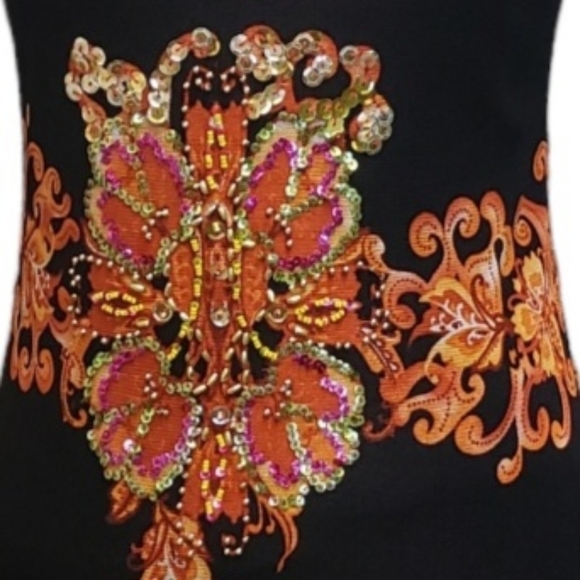 Sequins & Beading Top Kokomo Embellished Blouse - Picture 7 of 11